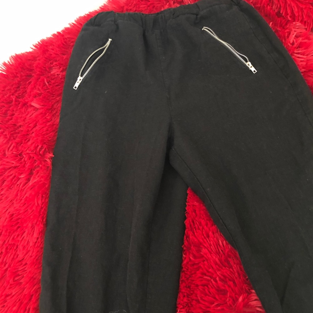 Black casual pants